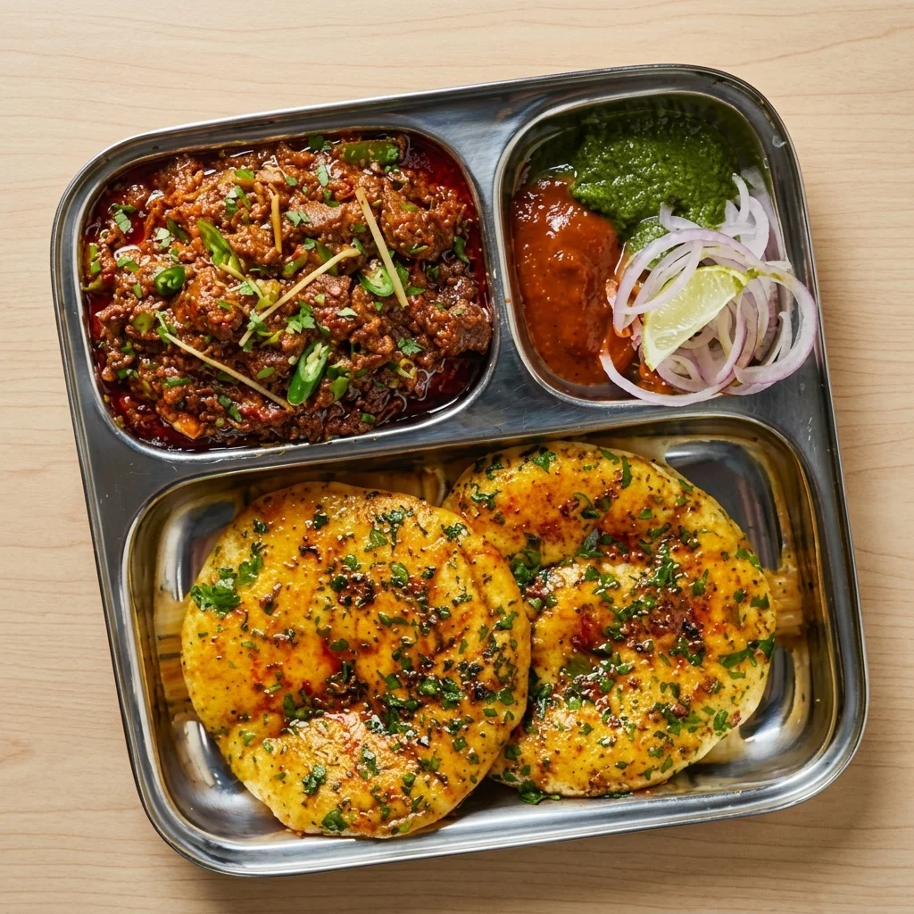 Veg Biryani plated at Cafe Junoon in Cornerstone, Calgary